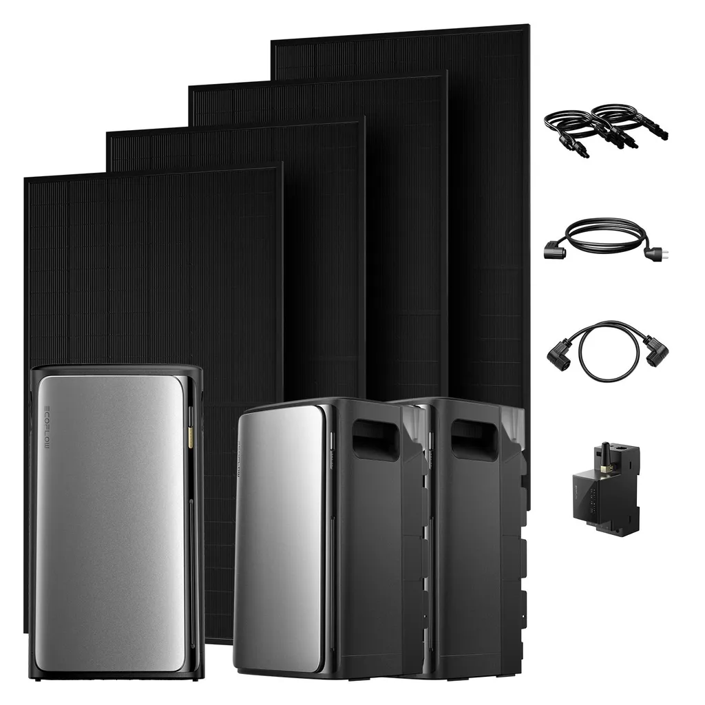 EcoFlow STREAM Ultra + 2x AC Pro 5,76kWh Balkonkraftwerk + 4x JA Solar 450W bifazial + Smart Meter