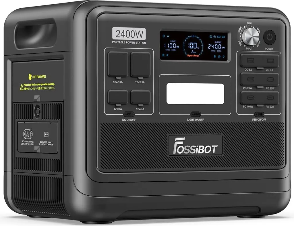 FOSSiBOT F2400 Powerstation 2400W 2048Wh LiFePO4