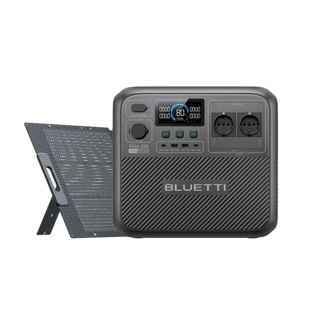 BLUETTI Elite 200 V2 Solargenerator 2600W 2073,6 Wh