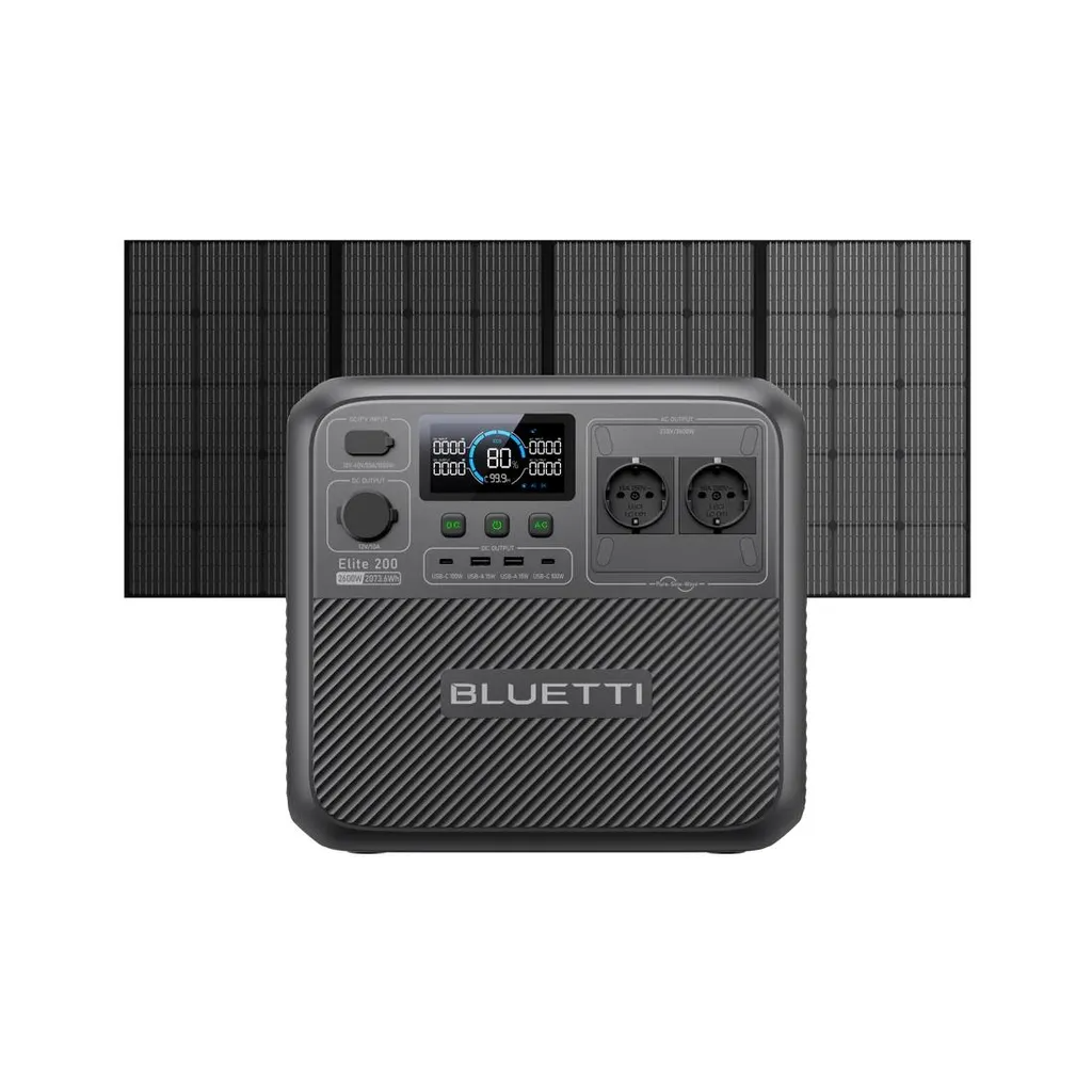 BLUETTI Elite 200 V2 Solargenerator 2600W mit Solarmodul